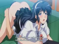 Busty hentai babe banged in the locker room